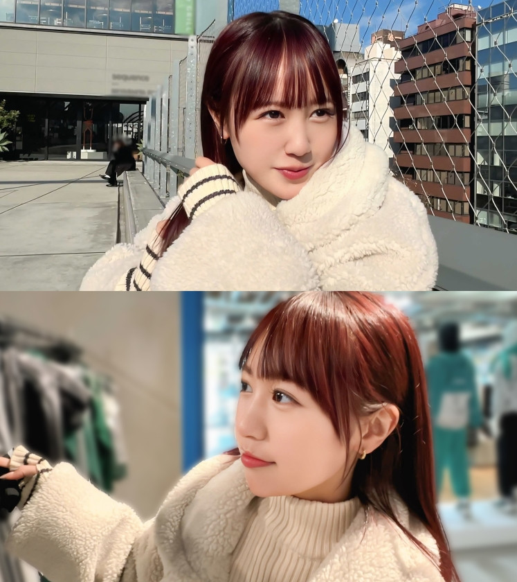 スレンダーボディで可愛い童顔の彼女