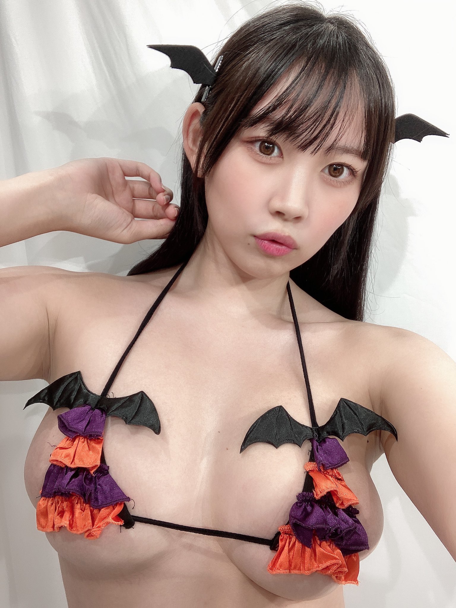 ハロウィンコスプレ女子