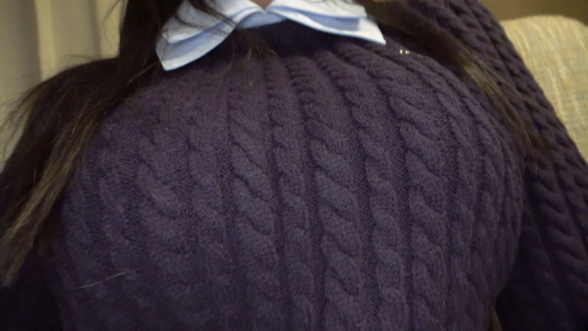 染みパン巨乳娘のSEX