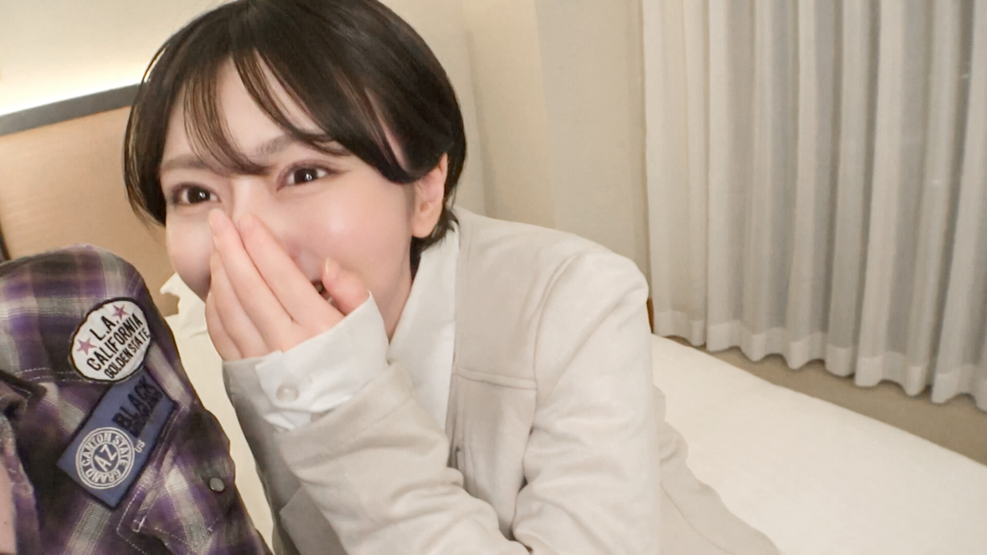 ショートヘアなお姉さんのムチ尻SEX