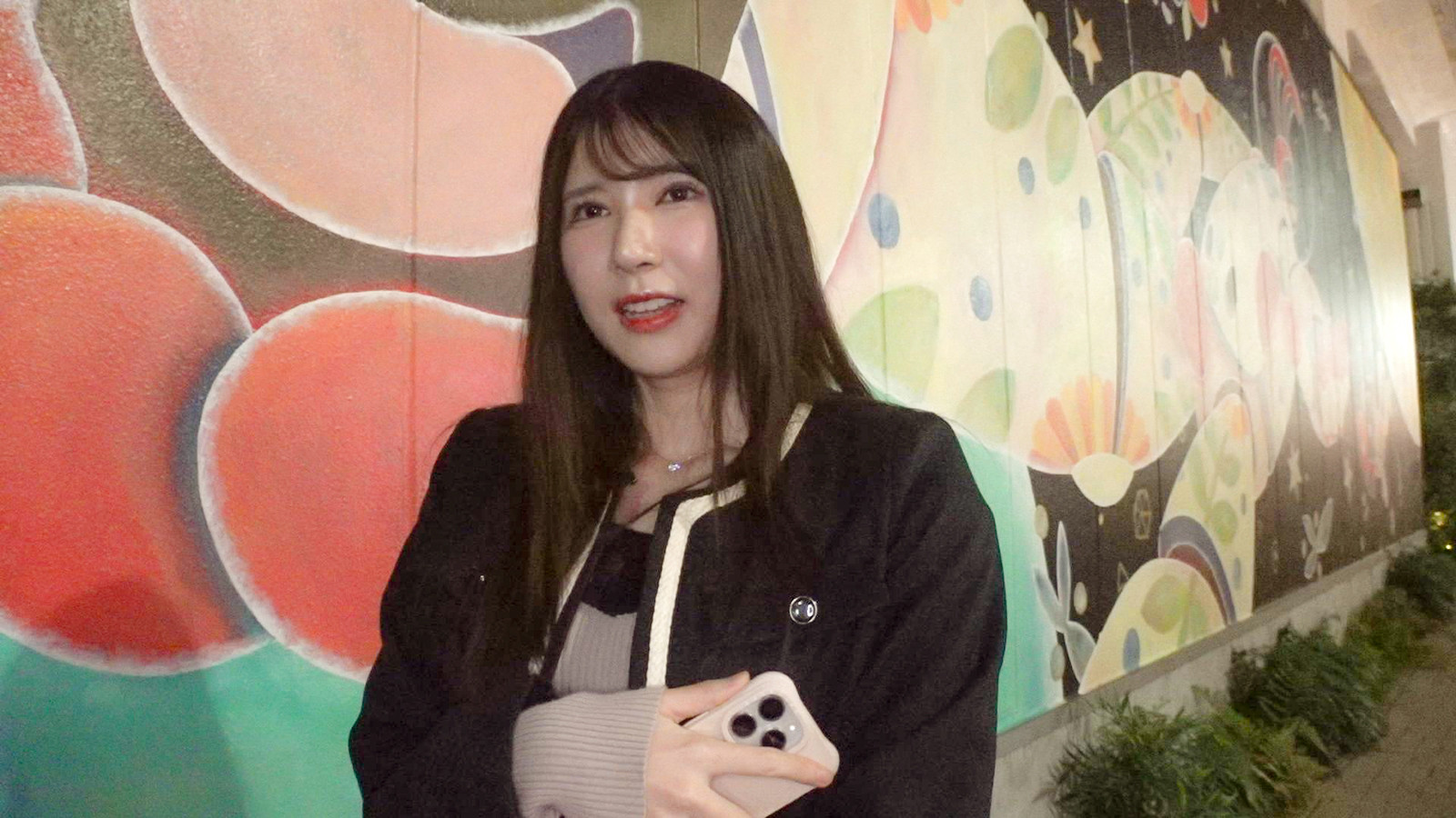 Hカップの着衣巨乳お姉さんとSEX