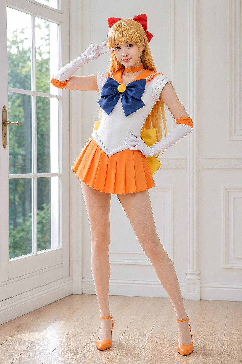 「セーラームーン 愛野美奈子」実写/リアル系のAIコスプレ画像