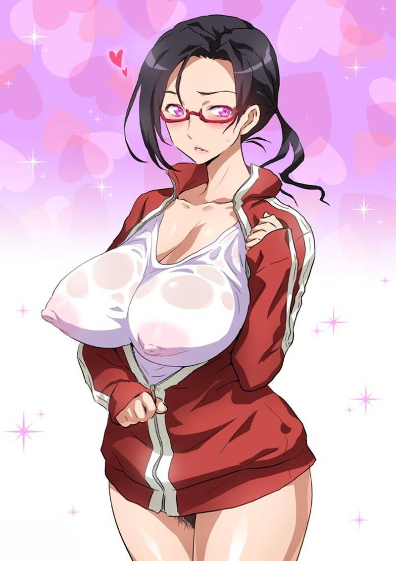 着衣おっぱいの2次元エロ画像(Part5)