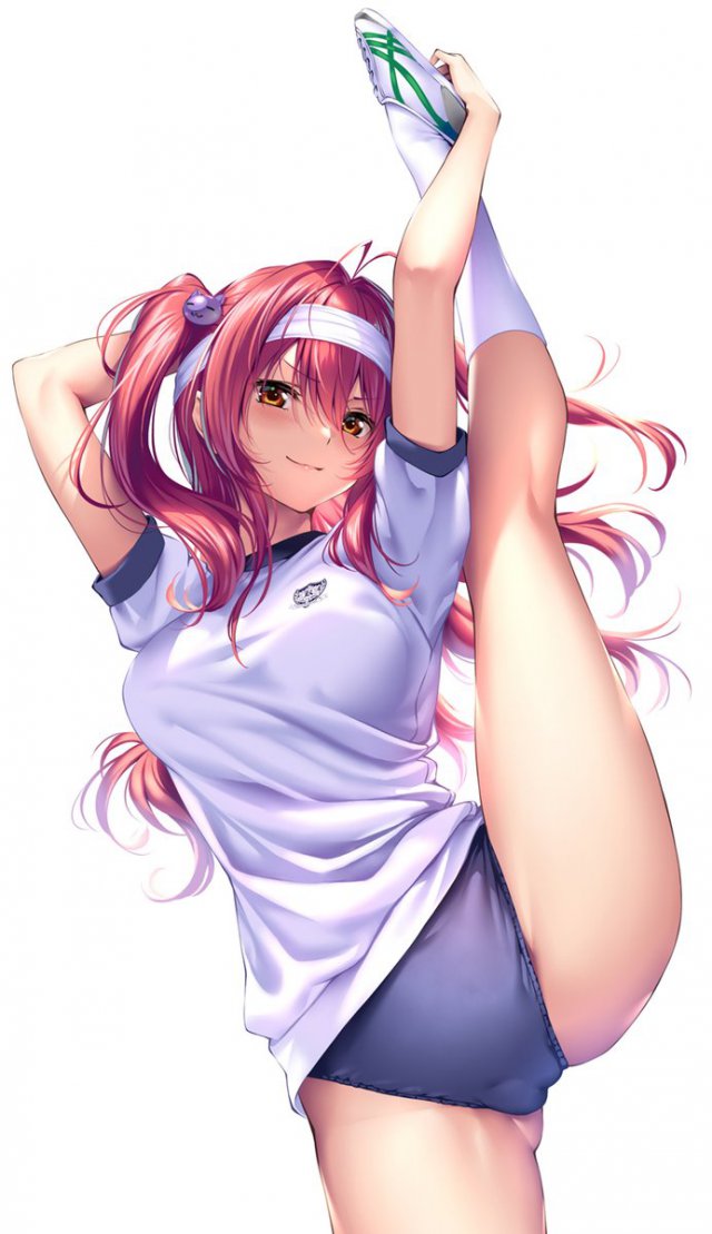片足を上げるI字女子の2次元エロ画像(Part3)