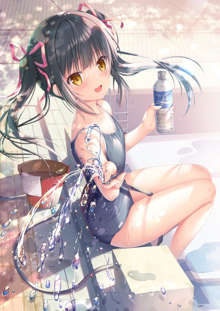 黒髪の2次元エロ画像